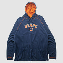 Chicago Bears Reebok 2000s Hooded Pullover Sweatshirt Navy Vintage - Fanatics