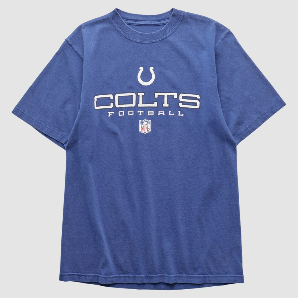 Indianapolis Colts Reebok 2000s T-shirt Blue Vintage - Fanatics