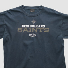 New Orleans Saints Reebok 2010 Long Sleeve T-shirt Navy Vintage - Fanatics