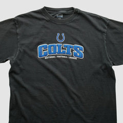 Indianapolis Colts Reebok 2000s T-shirt Black Vintage - Fanatics