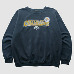 Pittsburgh Steelers NFL 2009 Pullover Sweatshirt Navy Vintage - Fanatics