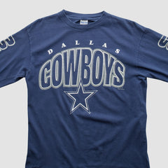 Dallas Cowboys True Fan 90s Long Sleeve T-shirt Navy Vintage - Fanatics