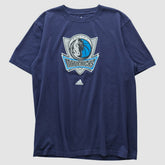Adidas - Dallas Mavericks 2000s T-shirt - Navy Vintage