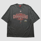 Tampa Bay Buccaneers Reebok 2003 T-shirt Charcoal Vintage - Fanatics