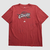 Adidas - Cleveland Cavaliers 2010s T-shirt - Maroon Vintage
