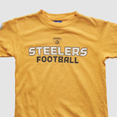 Pittsburgh Steelers Reebok 2000s T-shirt Yellow Vintage - Fanatics