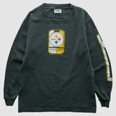 Pittsburgh Steelers Lee Apparel 2001 Long Sleeve T-shirt Charcoal Vintage - Fanatics