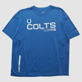 Indianapolis Colts Reebok 2000s T-shirt Blue Vintage - Fanatics