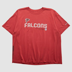 Atlanta Falcons Reebok 2000s T-shirt Red Vintage - Fanatics