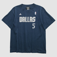 Adidas - Dallas Mavericks 2010s T-shirt - Navy Vintage