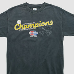 Pittsburgh Steelers Alstyle 2006 T-shirt Charcoal Vintage - Fanatics