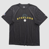 Pittsburgh Steelers Reebok 2000s T-shirt Black Vintage - Fanatics