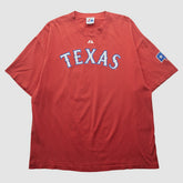 Texas Rangers Majestic 2000s T-shirt On Sale