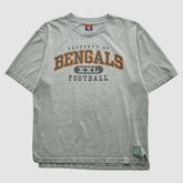 Cincinnati Bengals Reebok 2000s T-shirt Heather Gray Vintage - Fanatics