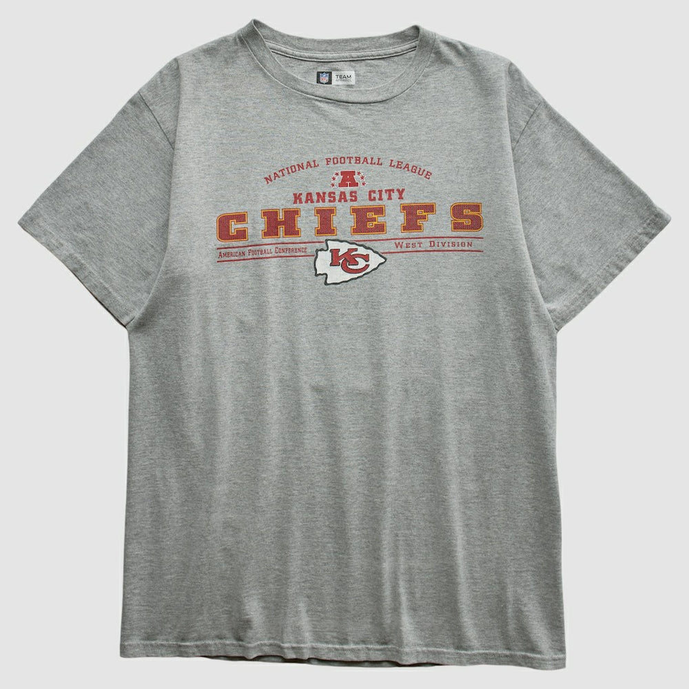 Kansas City Chiefs Team Edition Apparel 2000s T-shirt Heather Gray Vintage - Fanatics