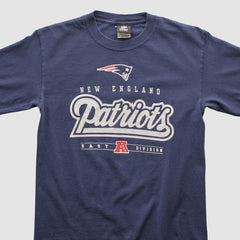 New England Patriots NFL 2010s Long Sleeve T-shirt Navy Vintage - Fanatics