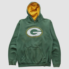 Green Bay Packers NFL 2000s Hooded Pullover Sweatshirt Green Vintage - Fanatics