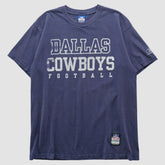 Dallas Cowboys Reebok 2000s T-shirt Navy Vintage - Fanatics