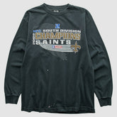 New Orleans Saints Alstyle Apparel 2009 Long Sleeve T-shirt Black Vintage - Fanatics