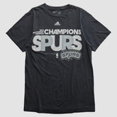 Adidas - San Antonio Spurs 2012 T-shirt - Black Vintage