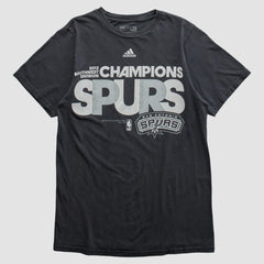 Adidas - San Antonio Spurs 2012 T-shirt - Black Vintage