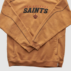 New Orleans Saints 2000s Hooded Pullover Sweatshirt Tan Vintage - Fanatics
