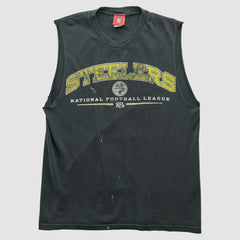 Pittsburgh Steelers NFL 2000s Tank Black Vintage - Fanatics