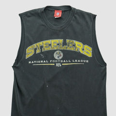 Pittsburgh Steelers NFL 2000s Tank Black Vintage - Fanatics