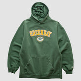 Green Bay Packers Team Edition Apparel 2000s Hooded Pullover Sweatshirt Green Vintage - Fanatics