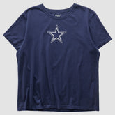 Dallas Cowboys Reebok 2000s T-shirt Navy Vintage - Fanatics