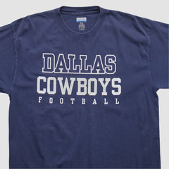 Dallas Cowboys Reebok 2000s Long Sleeve T-shirt Navy Vintage - Fanatics