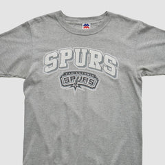 Vintage - San Antonio Spurs Majestic 2000s T-shirt - Heather Gray Vintage