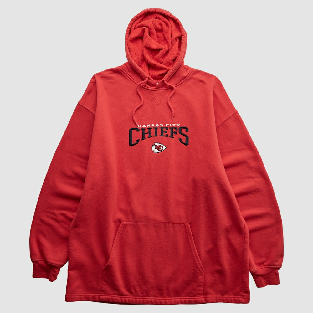 Kansas City Chiefs NFL 2000s Hooded Pullover Sweatshirt Red Vintage - Fanatics