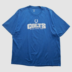 Indianapolis Colts Reebok 2000s T-shirt Blue Vintage - Fanatics