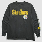 Pittsburgh Steelers 2000s Long Sleeve T-shirt Black Vintage - Fanatics
