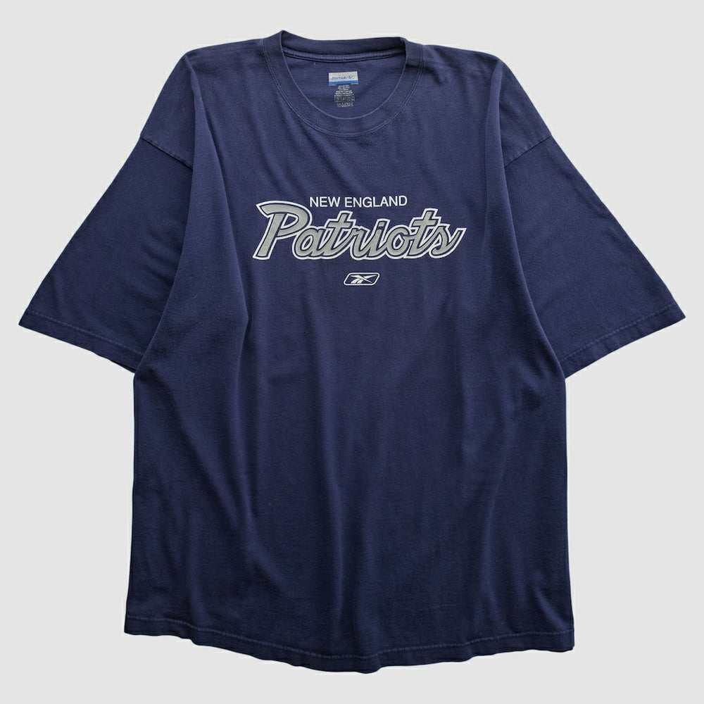 New England Patriots Reebok 2000s T-shirt Navy Vintage - Fanatics