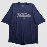 New England Patriots Reebok 2000s T-shirt Navy Vintage - Fanatics