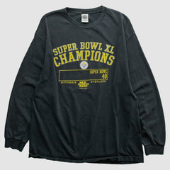 Pittsburgh Steelers Alstyle Apparel 2006 Long Sleeve T-shirt Black Vintage - Fanatics