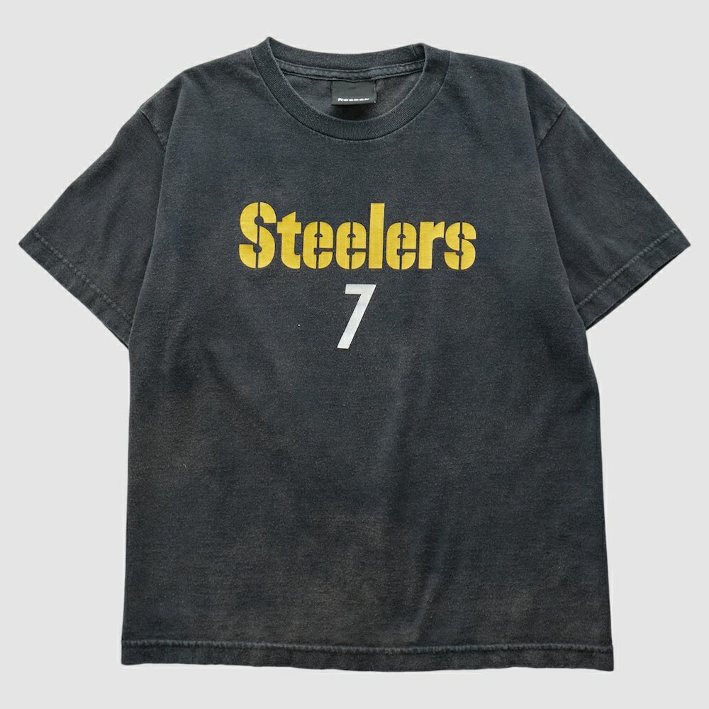 Pittsburgh Steelers Reebok 2000s T-shirt Black Vintage - Fanatics