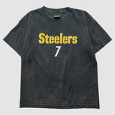 Pittsburgh Steelers Reebok 2000s T-shirt Black Vintage - Fanatics