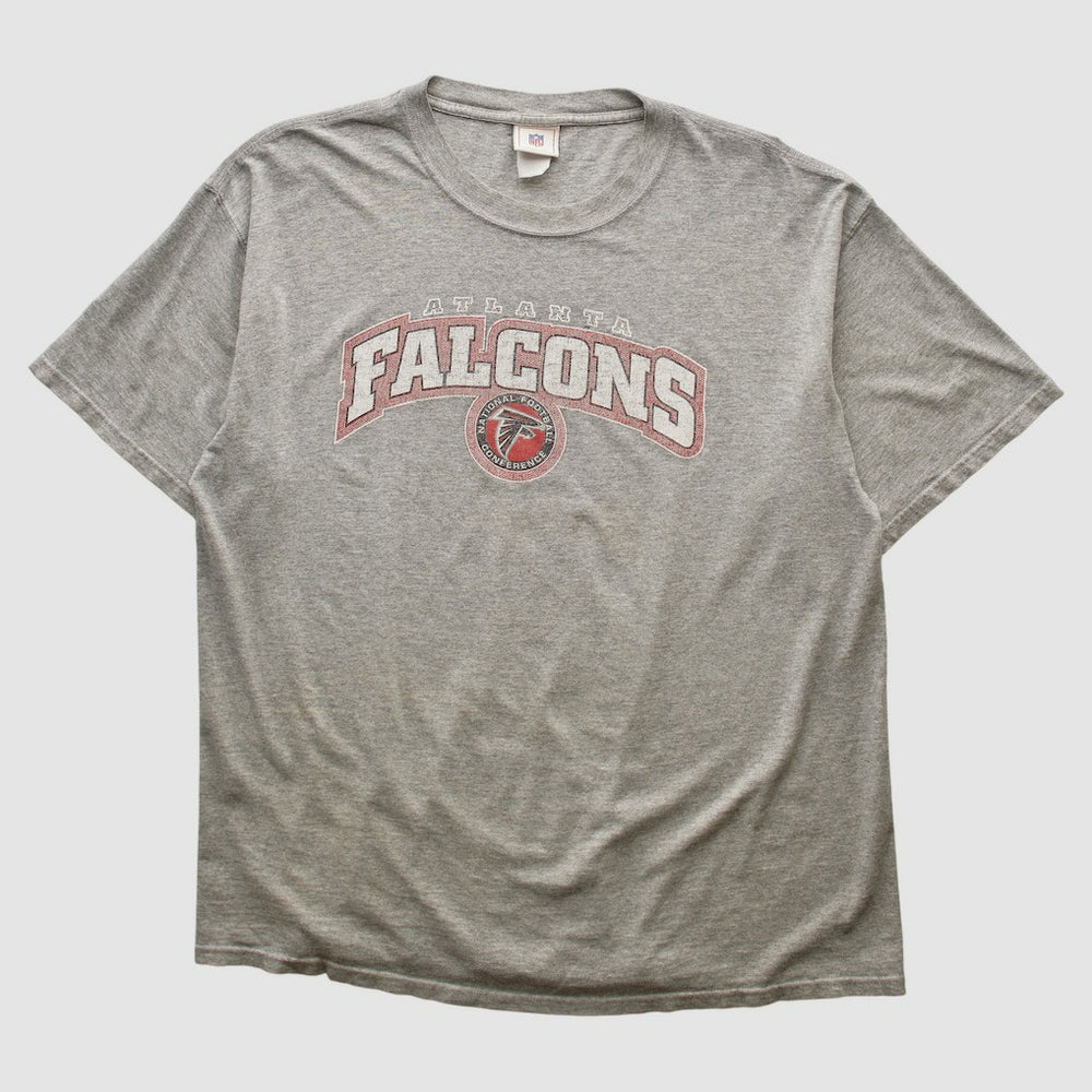 Atlanta Falcons NFL 2000s T-shirt Heather Gray Vintage - Fanatics