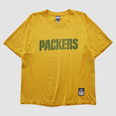 Green Bay Packers Reebok 2000s T-shirt Yellow Vintage - Fanatics