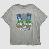 NFL Super Bowl XLIII NFL 2009 T-shirt Heather Gray Vintage - Fanatics