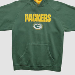 Green Bay Packers Reebok 2000s Hooded Pullover Sweatshirt Green Vintage - Fanatics