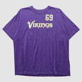 Minnesota Vikings Reebok 2000s T-shirt Purple Vintage - Fanatics