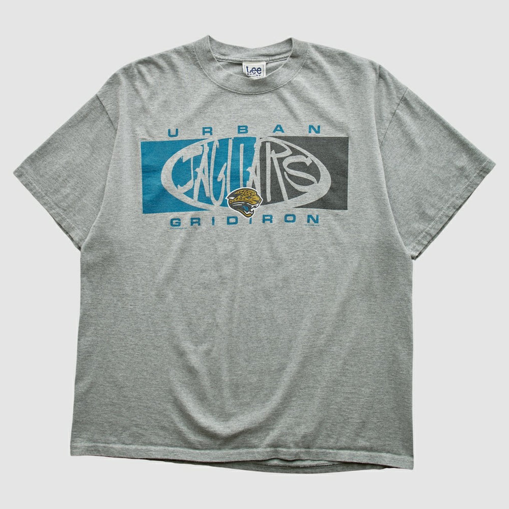 Jacksonville Jaguars Lee Apparel 2000s T-shirt Heather Gray Vintage - Fanatics