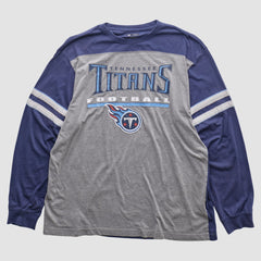 Tennessee Titans 2010s Long Sleeve T-shirt Navy Vintage - Fanatics