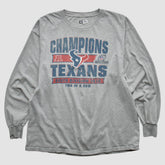 Houston Texans Team Edition Apparel 2012 Long Sleeve T-shirt Heather Gray Vintage - Fanatics