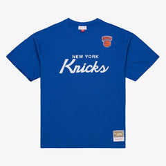 Mitchell & Ness - New York Knicks Head Coach T-Shirt - Blue