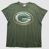 Green Bay Packers Reebok 2000s T-shirt Green Vintage - Fanatics
